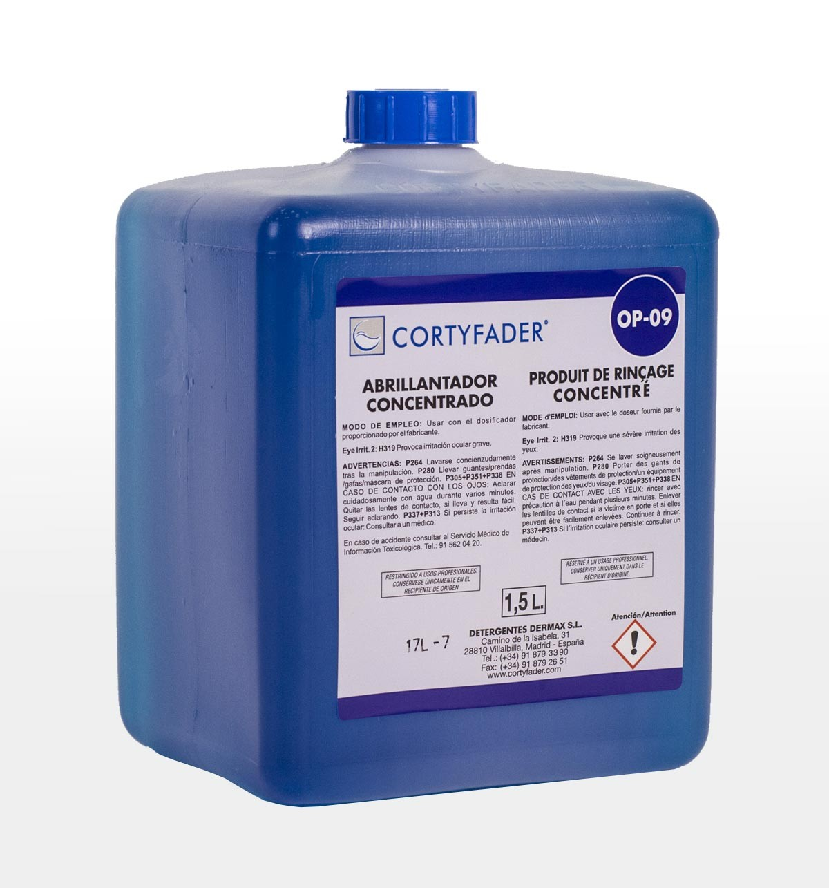ABRILLANTADOR AUTOMA CONCENTRADO OP-09 2 X 1.5L ABRILLANTADOR AUTOMA CONCENTRADO OP-09 2 X 1.5L