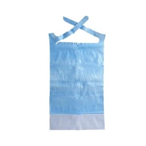 BABERO CON BOLSILLO 36 X 65  PAQUETE 125 UNI