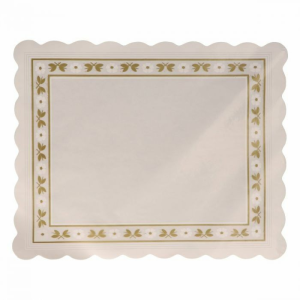 BLONDAS RECTANGUL 16 X 42 PARAFINADA BLANCA P/100