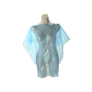 CAPA PELUQUERIA 35 GMS 84 X 110 AZUL  500 UN