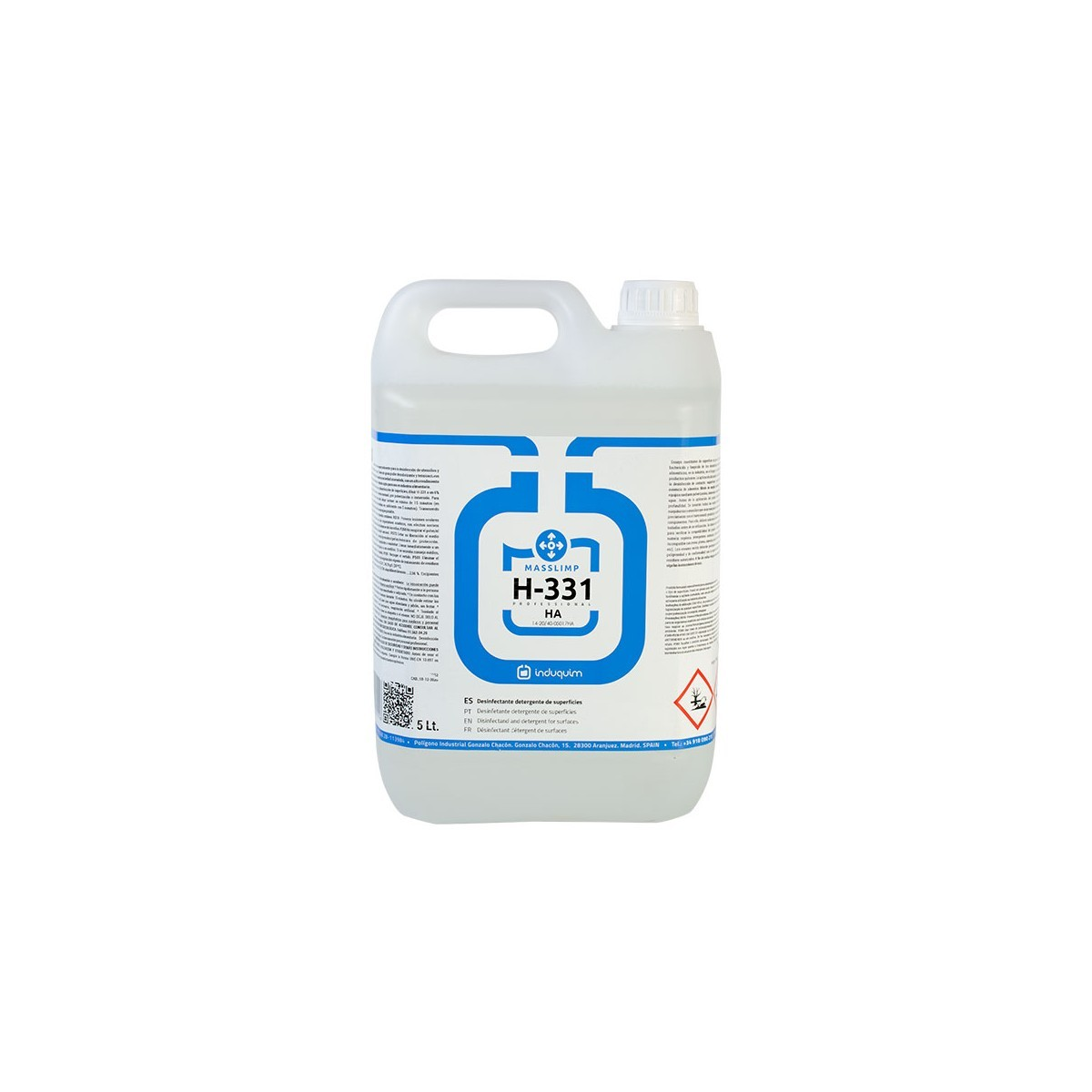 DESINCOL DESINFECT AMONIO CUATERNAR H-331 HA 20 L DESINCOL DESINFECT AMONIO CUATERNAR H-331 HA 20 L