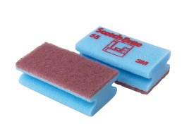 ESTROPAJO FIBRA AZUL CON ESPONJA SCOTCH-BRITE 10 u