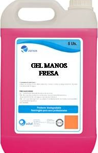 GEL DE MANOS FRESA 10 L GEL DE MANOS FRESA 10 L