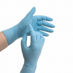 GUANTES NITRILO INDUSTRIAL AZUL T/ M  12 X 12 UNI