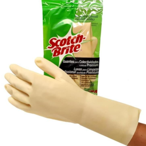 GUANTES SATINADOS NATURAL 3.M T/ G 10 X 10 UNI