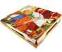 CAJA PIZZA DECORADA 26 X 26  P/ 100 UNI