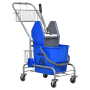 CARRO LIMPIEZA 1 CUBO 25 L CON CESTA
