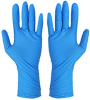 GUANTES NITRILO SIN POLVO AZUL  T/L