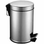PAPELERA PEDAL ACERO INOX. 20 L.
