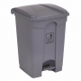 PAPELERA PLASTICO PEDAL 60 L. " GRIS "