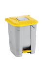 PAPELERA PLASTICO PEDAL PAPELERA INTERIOR   50 L