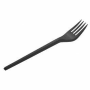TENEDOR GRANDE PLASTICO NEGRO CAJA 2000 U.