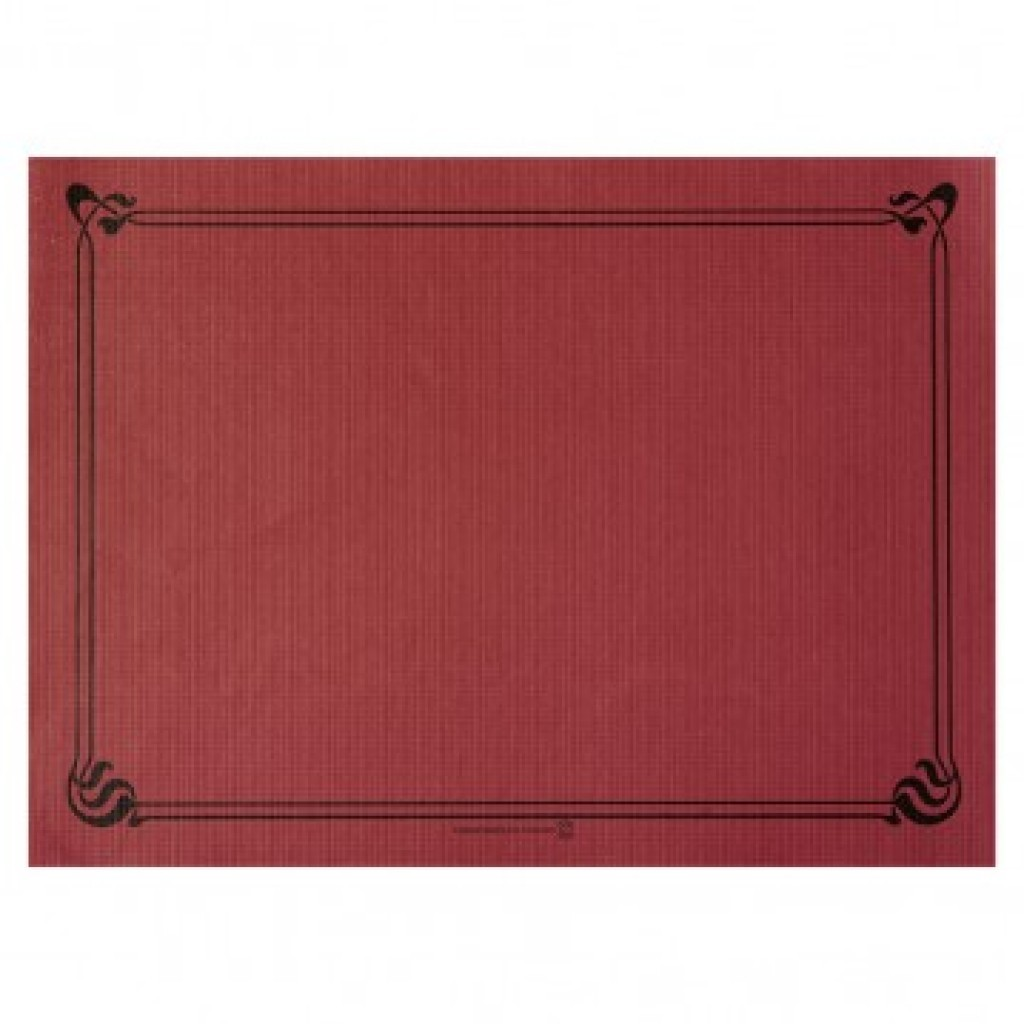 MANTELES INDIVIDUA DECORADO 31 X 43 BURDEOS 500 U. MANTELES INDIVIDUA DECORADO 31 X 43 BURDEOS 500 U.