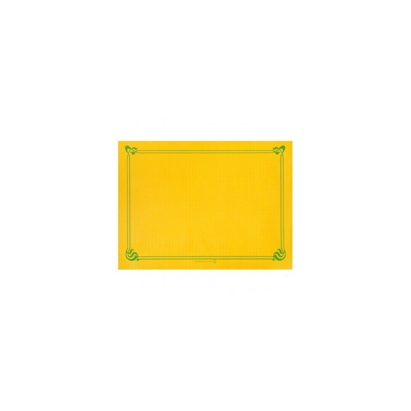 MANTELES INDIVIDUAL DECORADO 31 X 43 AMARILLO 500 MANTELES INDIVIDUAL DECORADO 31 X 43 AMARILLO 500