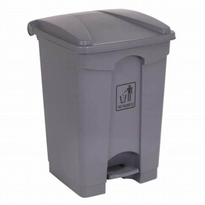 PAPELERA PLASTICO PEDAL 87 L. » GRIS « PAPELERA PLASTICO PEDAL 87 L. " GRIS "
