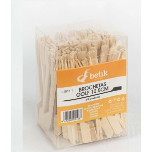 PINCHO BROCHETA  BAMBU GOLF 105 mm  5 x 200 UNI