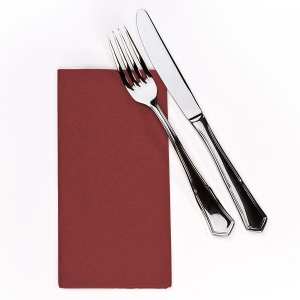 SERVILLETAS 40 X 40 2/C P.P AMERICANO BURDEOS 1800