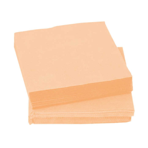 SERVILLETAS 2/C 40 X 40 COLOR SALMON 2400 UNIDADES