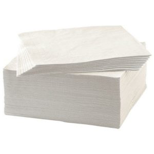 SERVILLETAS 33 X 33 P.P. BLANCA 2400 U. SERVILLETAS 33 X 33 P.P. BLANCA 2400 U.