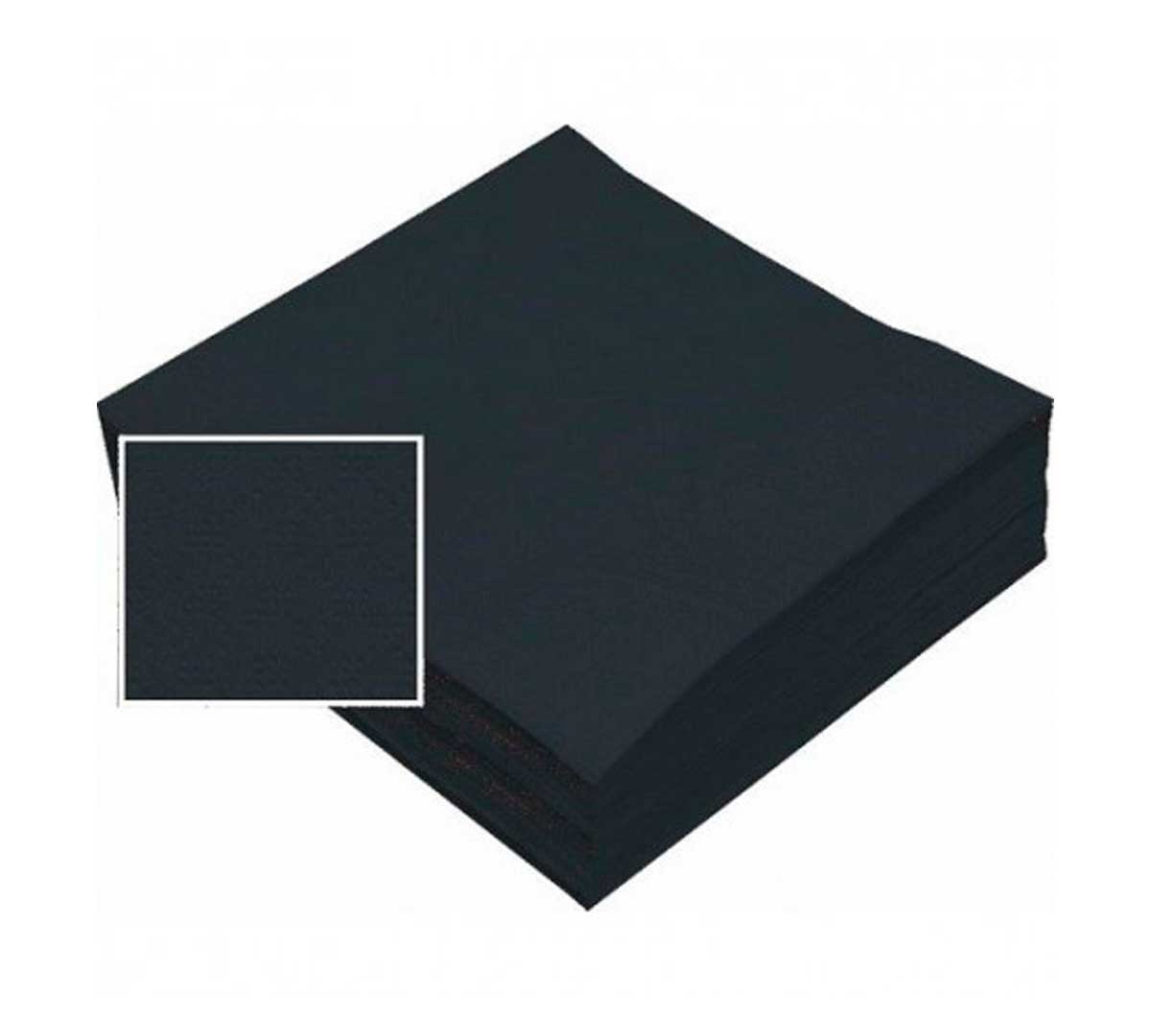 SERVILLETAS 40 X 40 P.P. NEGRO 1800 U. SERVILLETAS 40 X 40 P.P. NEGRO 1800 U.