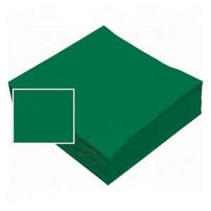 SERVILLETAS 40 X 40 P.P. VERDE OSCURO 1500 U. SERVILLETAS 40 X 40 P.P. VERDE OSCURO 1500 U.
