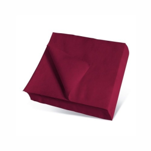 SERVILLETAS TISSU 40 X 40 BURDEOS CAJA 500 UNI