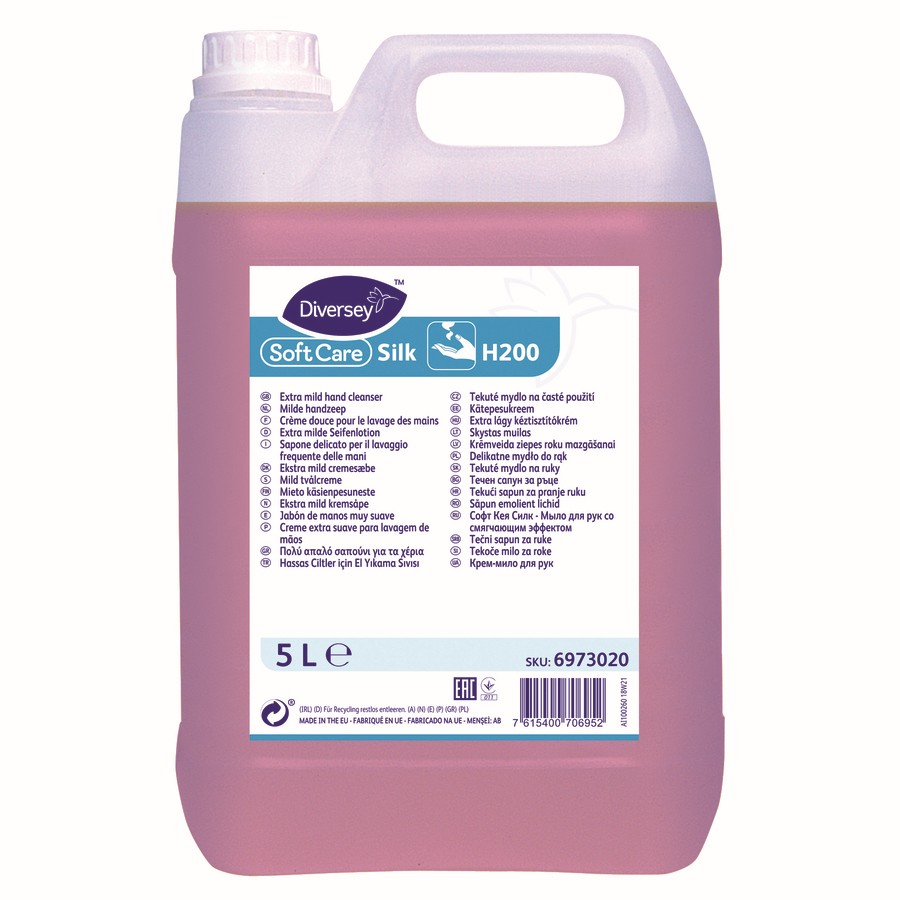 SOFT CARE SILK H 200 2 X 5 L (gel-champú 3 en 1) SOFT CARE SILK H 200 2 X 5 L (gel-champú 3 en 1)