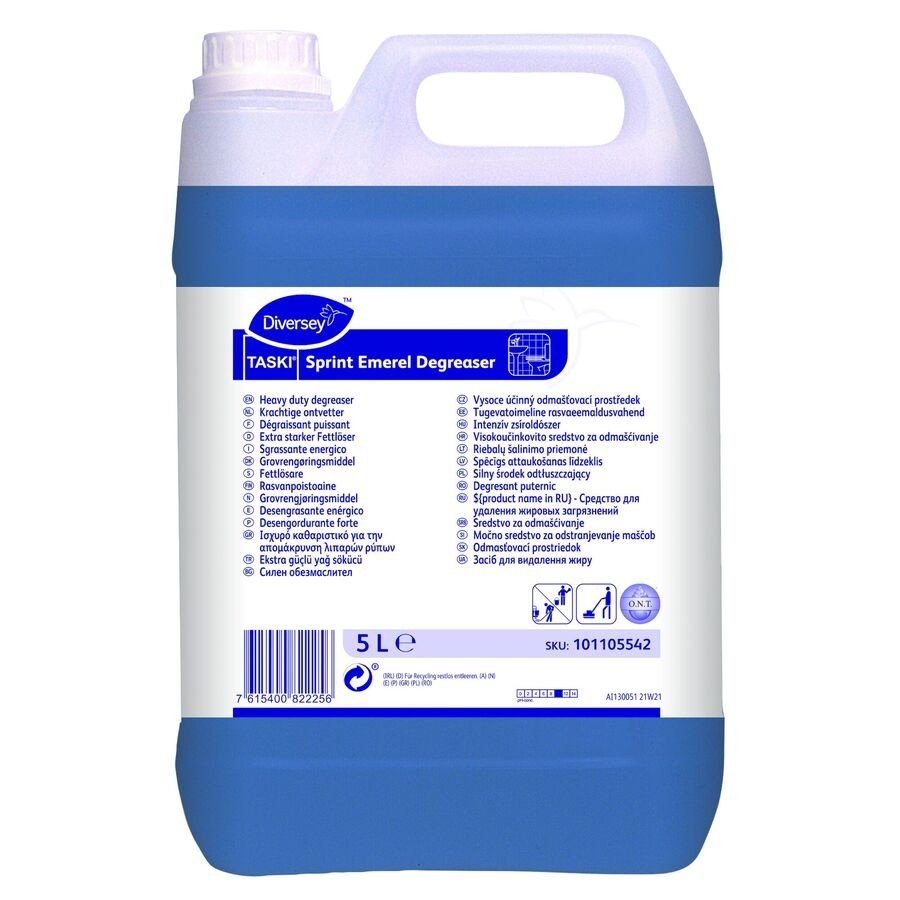TASKI SPRINT EMEREL DEGREASER 2 X 5 L. TASKI SPRINT EMEREL DEGREASER 2 X 5 L.