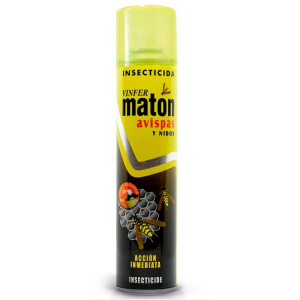 AEROSOL INSECTICIDA MATON AVISPAS 600 ML 12 U.