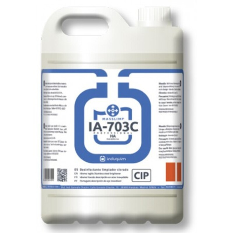 DETER DESINFECTAN CLORADO IA – 703 C 4X5L DETER DESINFECTAN CLORADO IA - 703 C 4X5L
