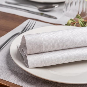 SERVILLETAS 40 X 40 P.P. HILO GRIS 1200 U. SERVILLETAS 40 X 40 P.P. HILO GRIS 1200 U.
