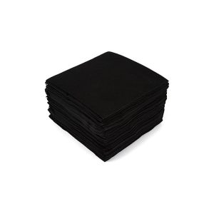 TOALLA PELU DE SPUN-LACE NEGRA 40 X 80 C/800 UN