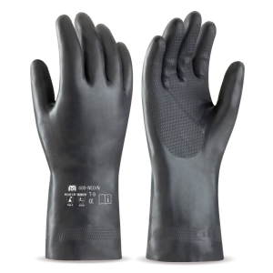 GUANTES NEOPRENO NEGROS T/8