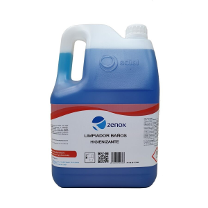 LIMPIADOR BAÑOS PERFUMADO. » ZENOX » 5 l. LIMPIADOR BAÑOS PERFUMADO. " ZENOX " 5 l.