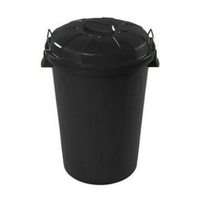 CUBO BASURA PLASTICO NEGRO 70 L. CUBO BASURA PLASTICO NEGRO 70 L.