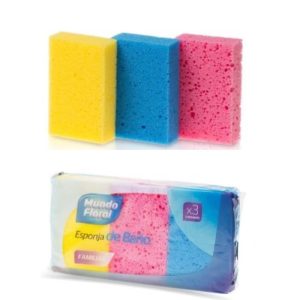 ESPONJA BAÑO 3 X 14 ESPONJA BAÑO 3 X 14