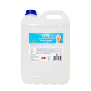 GEL DE MANOS HIDROALCOHOLICO GARRAFA 5 L.