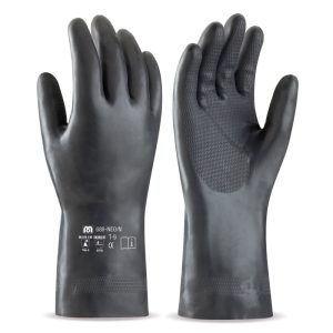GUANTES NEOPRENO NEGROS T/10