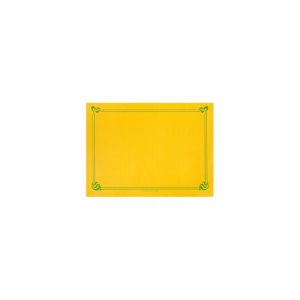 MANTELES INDIVIDUAL DECORADO 31 X 43 AMARILLO 500 MANTELES INDIVIDUAL DECORADO 31 X 43 AMARILLO 500