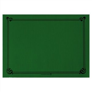 MANTELES INDIVIDUAL DECORADO 31 X 43 VERD JAGUAR MANTELES INDIVIDUAL DECORADO 31 X 43 VERD JAGUAR