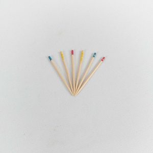 PALILLOS REDONDOS TORNEADOS COLORES 12U