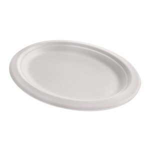 PLATO OVALADO 26 X 20 CAÑA CAJA 500 UNI